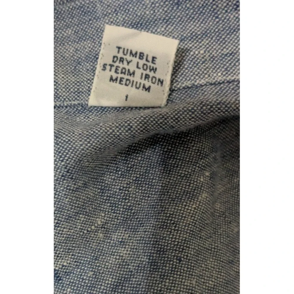 Polo Ralph Lauren Whitfield Men's Long Sleeve Button Down Linen Shirt Blue XXL